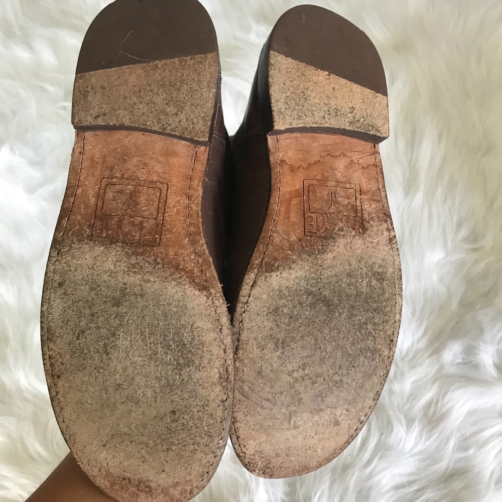 Frye Paige Tall Brown Riding Boots*SENT TO COBBLER - Picture 5 of 8